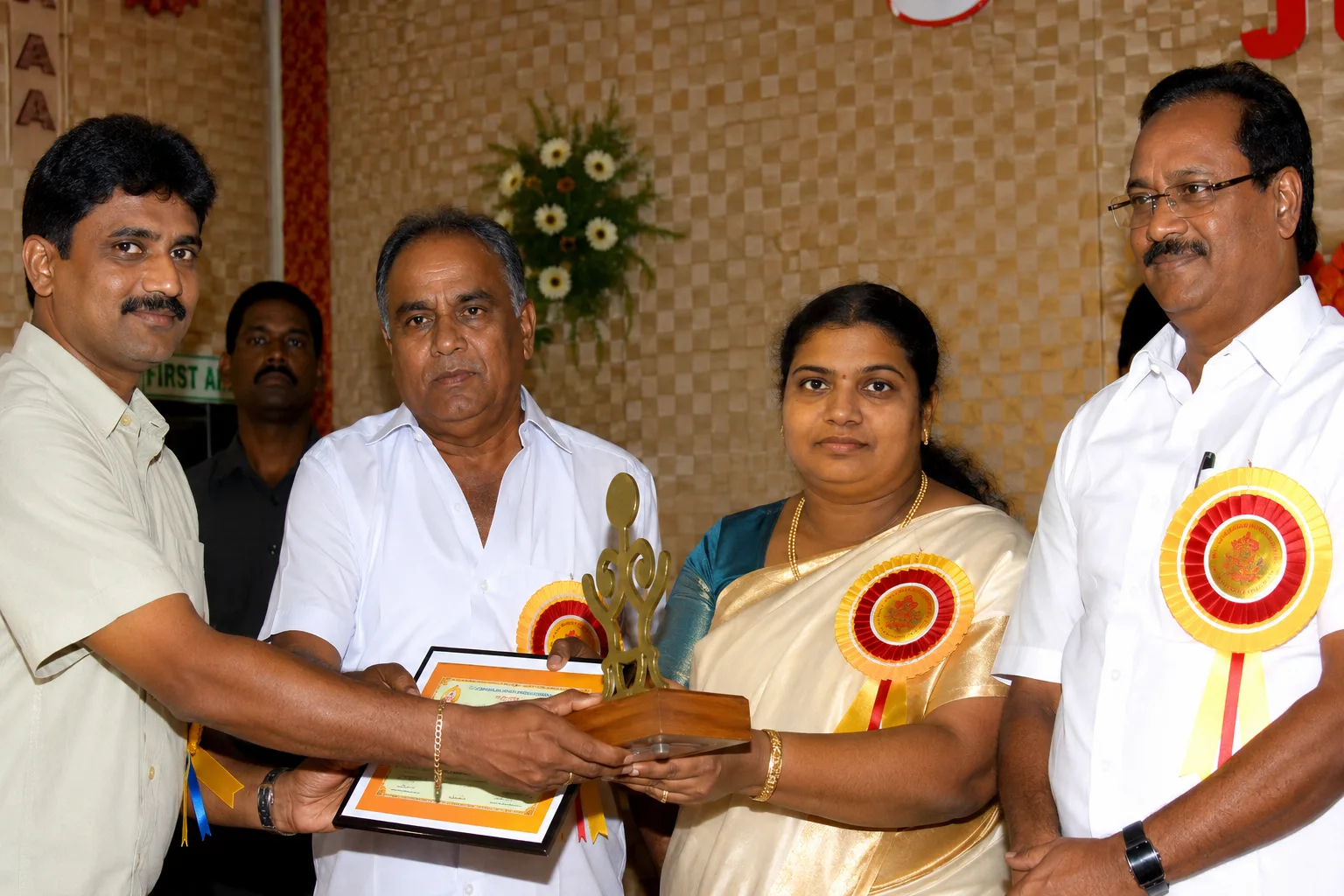 Award ceremony photo