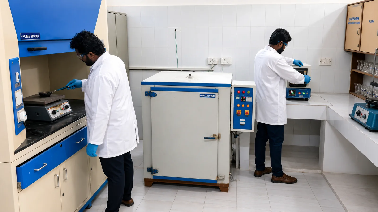 On-site quality control laboratory