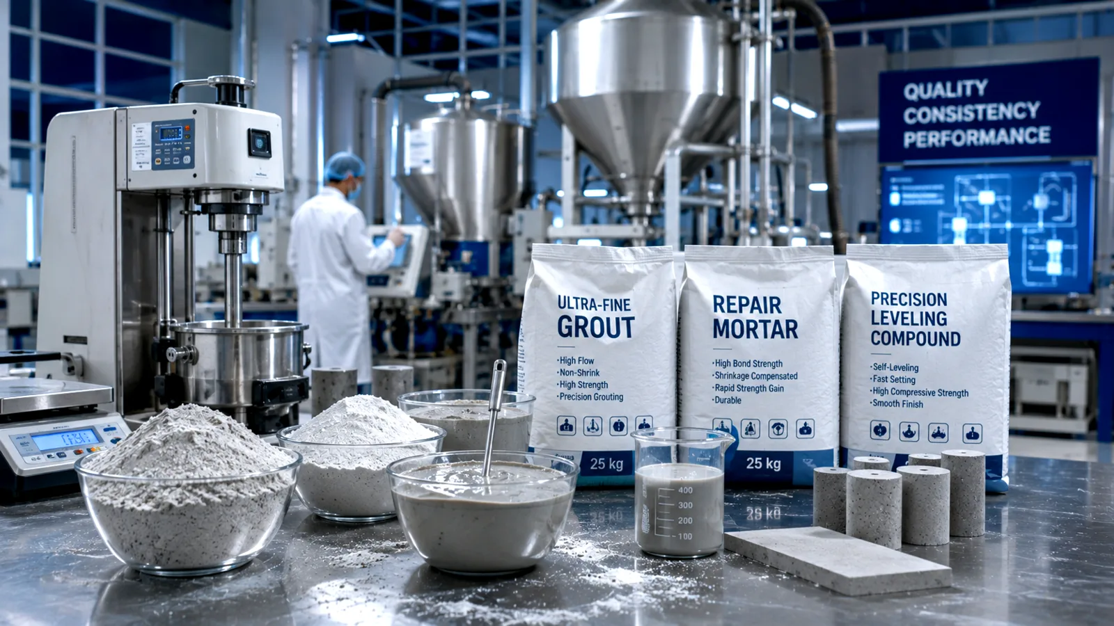 Ultra fine fly ash for construction chemical applications